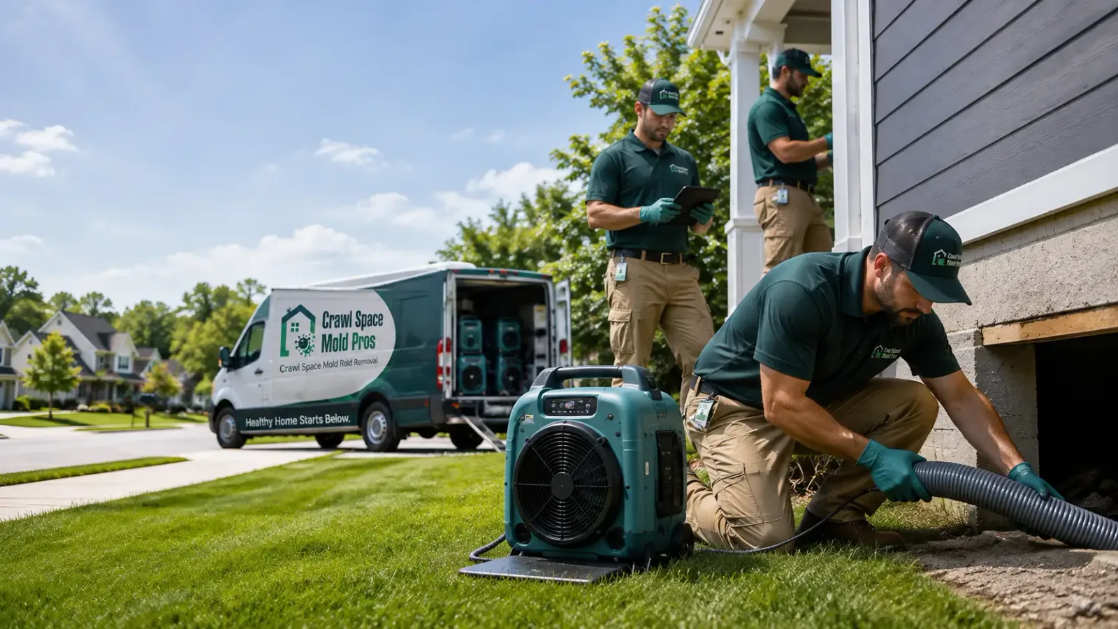 Crawl Space Mold Removal in Bloomdale, OH